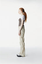 【3hreeto8ighty】Corset Layered T-Shirt