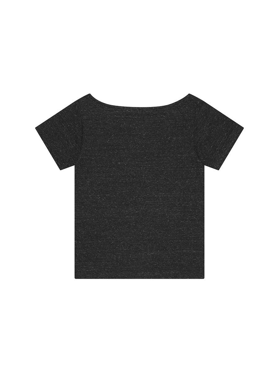 【3hreeto8ighty】OFF-SHOULDER TWIN CAT TEE - 2 colors