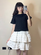 兩件式套裝（小背心＋排扣短袖） - 4 colors