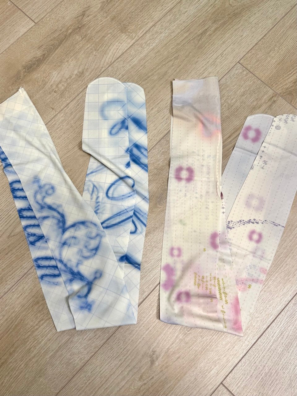 【typeservice】Soft Trace Tights [Pink / Blue]