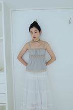 Lace Trim Sleeveless Top - 2 colors