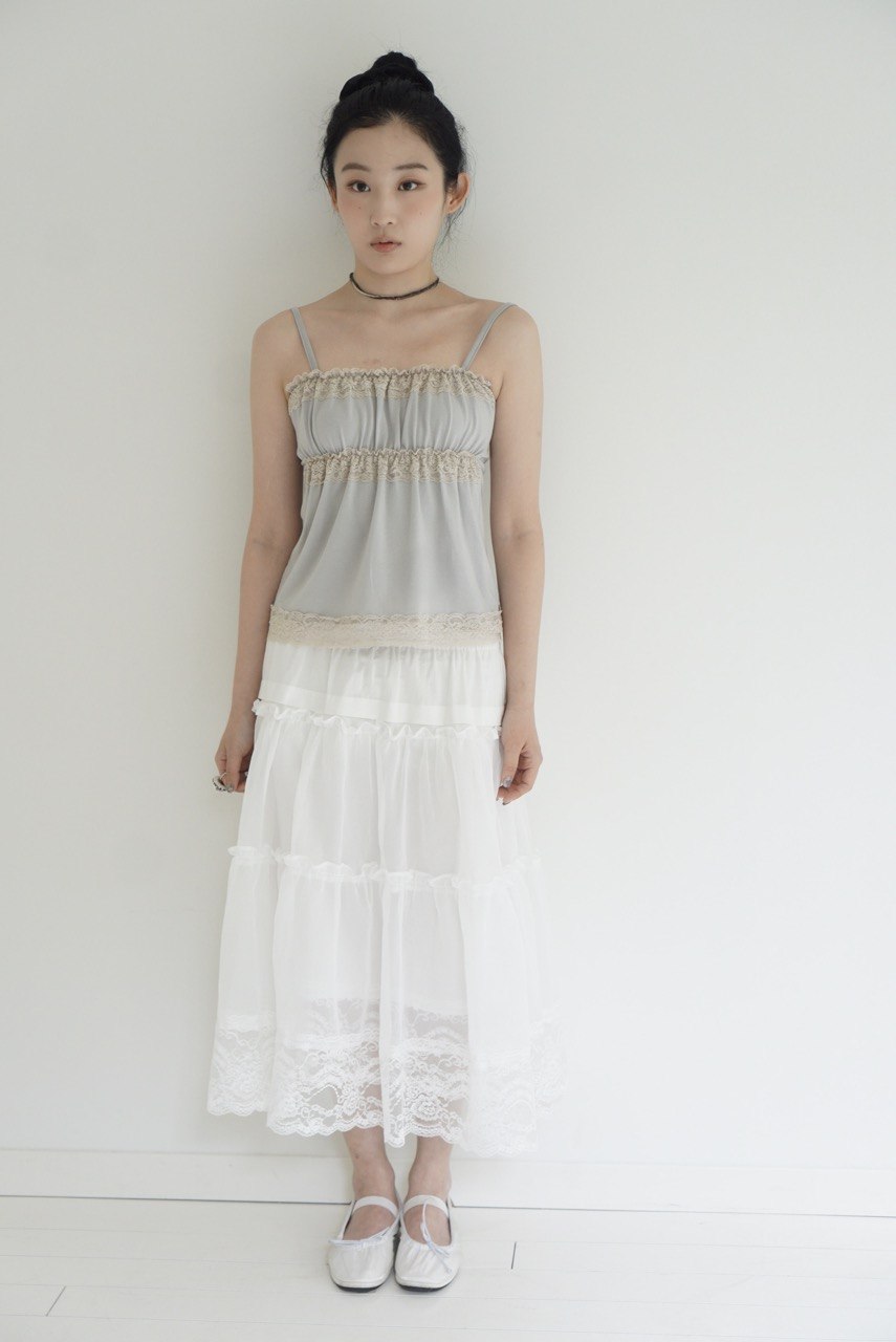Lace Trim Sleeveless Top - 2 colors