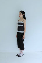 Lace Trim Sleeveless Top - 2 colors