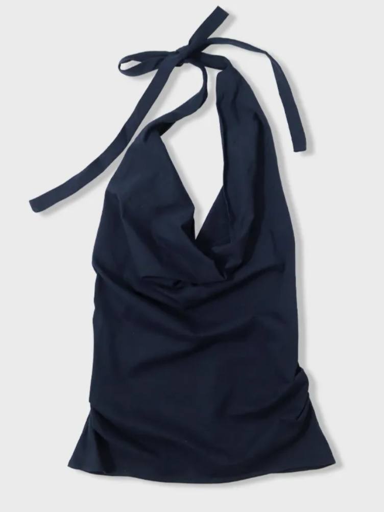 HALTER NECK SLEEVELESS - 3 colors