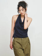 HALTER NECK SLEEVELESS - 3 colors