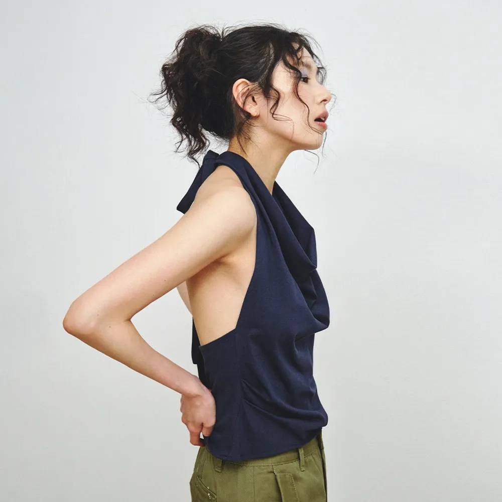 HALTER NECK SLEEVELESS - 3 colors