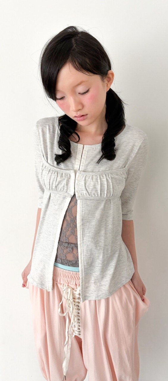 【fa.er.ie】 Bralette half cardigan - 2 colors