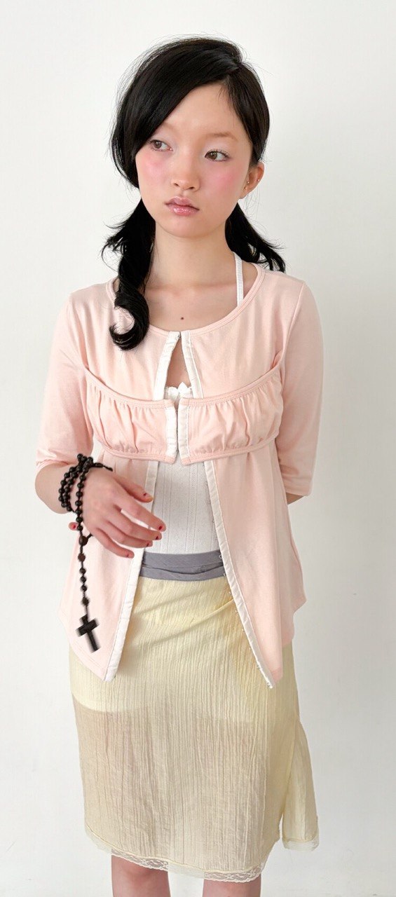 【fa.er.ie】 Bralette half cardigan - 2 colors