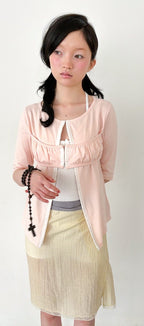 【fa.er.ie】 Bralette half cardigan - 2 colors