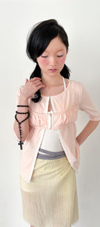 【fa.er.ie】 Bralette half cardigan - 2 colors