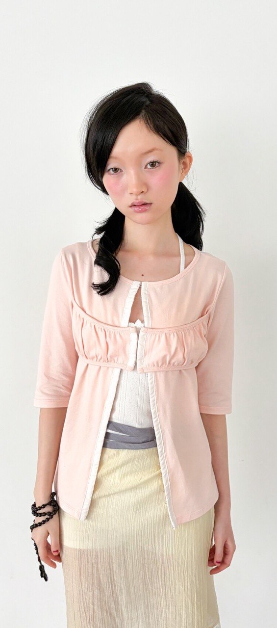 【fa.er.ie】 Bralette half cardigan - 2 colors