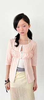 【fa.er.ie】 Bralette half cardigan - 2 colors