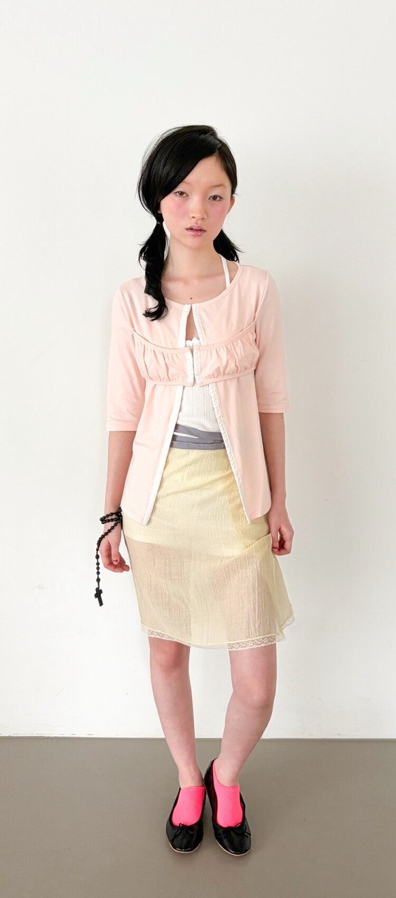 【fa.er.ie】 Bralette half cardigan - 2 colors
