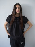 【Millo Archive】Textured Puff Blouse - 2 colors