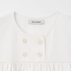 【Millo Archive】Textured Puff Blouse - 2 colors