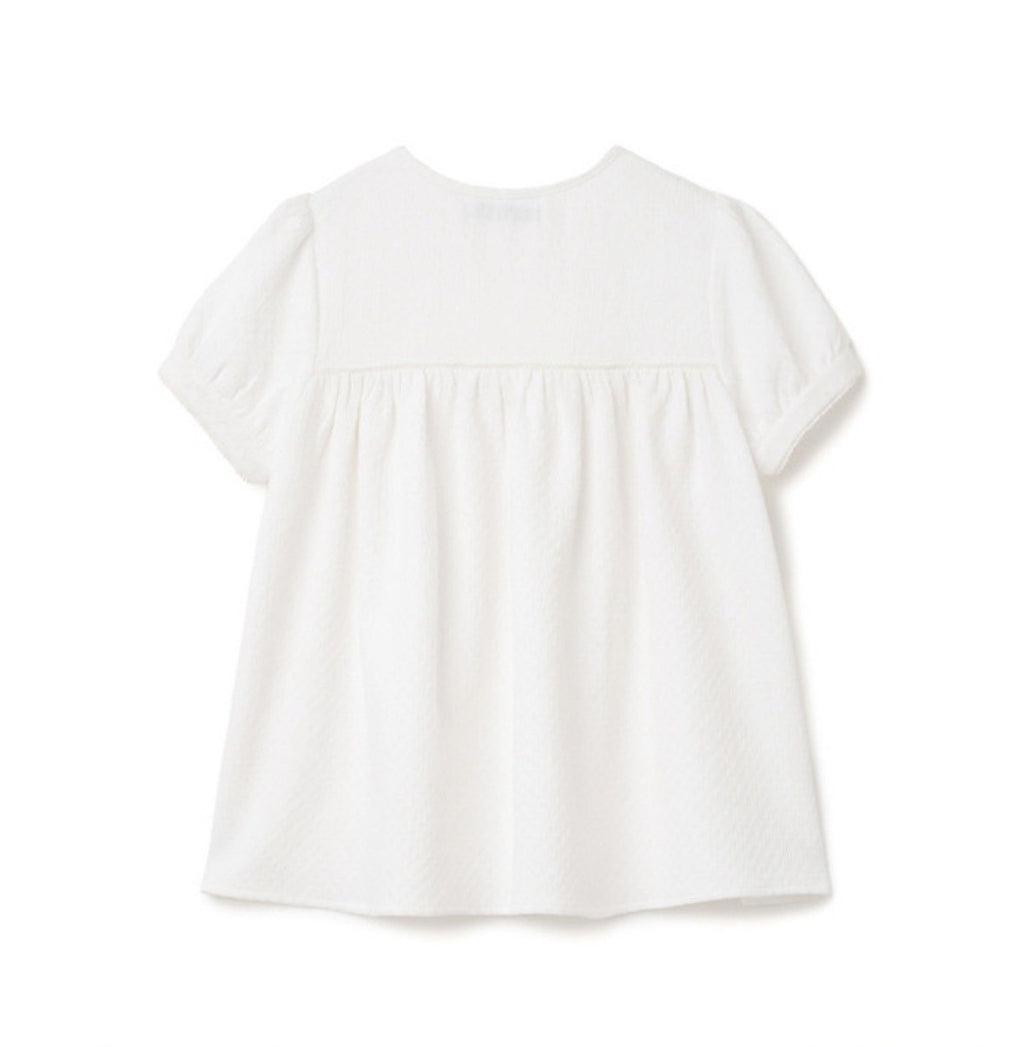 【Millo Archive】Textured Puff Blouse - 2 colors