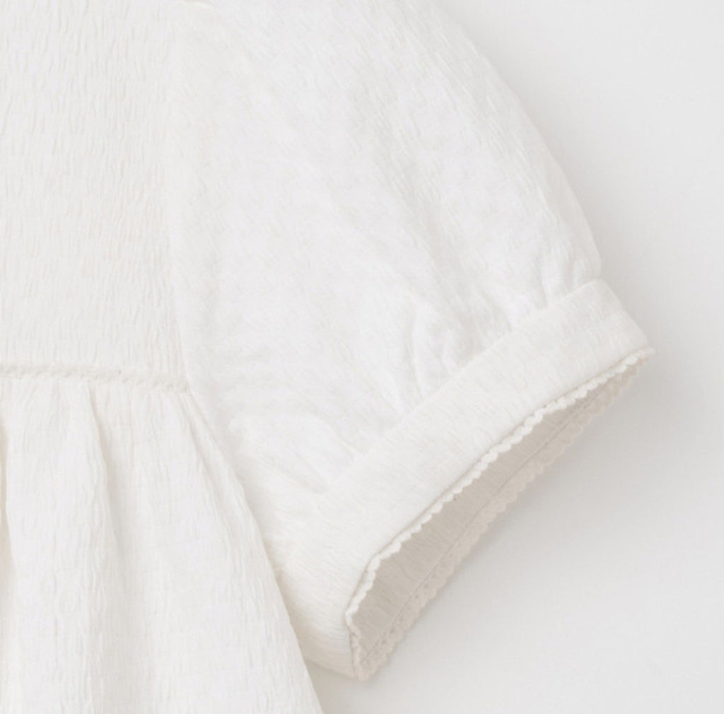 【Millo Archive】Textured Puff Blouse - 2 colors