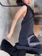 【odlyworkshop】Braided Cape Dress  - 2 colors
