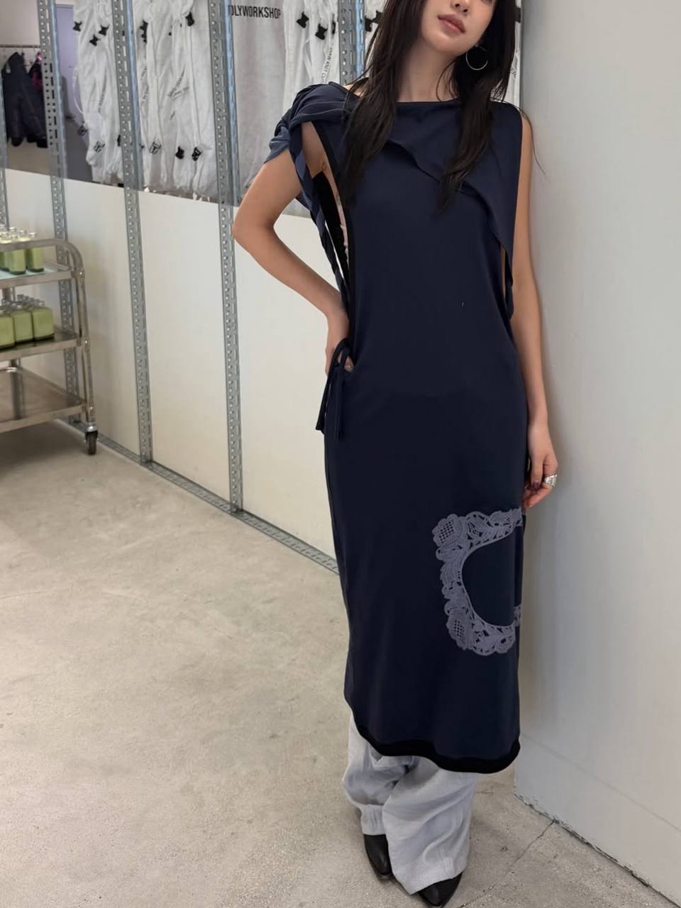 【odlyworkshop】Braided Cape Dress  - 2 colors