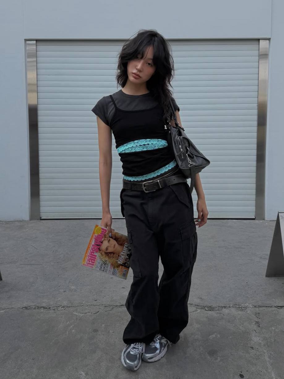 【odlyworkshop】Lace Cutout Tank  - 5 colors