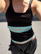 【odlyworkshop】Lace Cutout Tank  - 5 colors