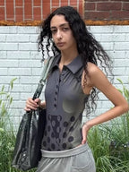 【odlyworkshop】Polka Collar Swimsuit