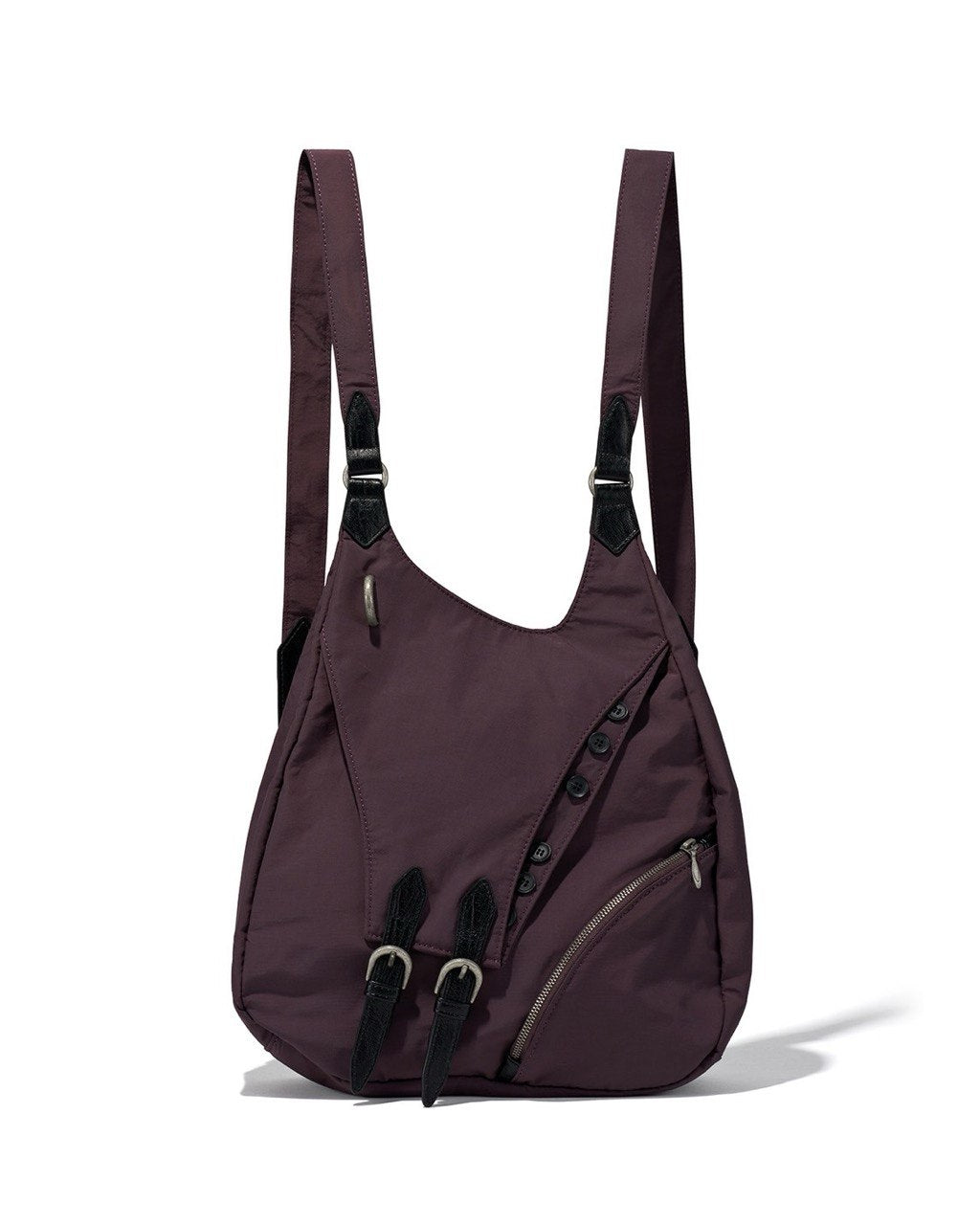 【mschf】BUCKLE STRAP NYLON RUCKSACK - 2 colors