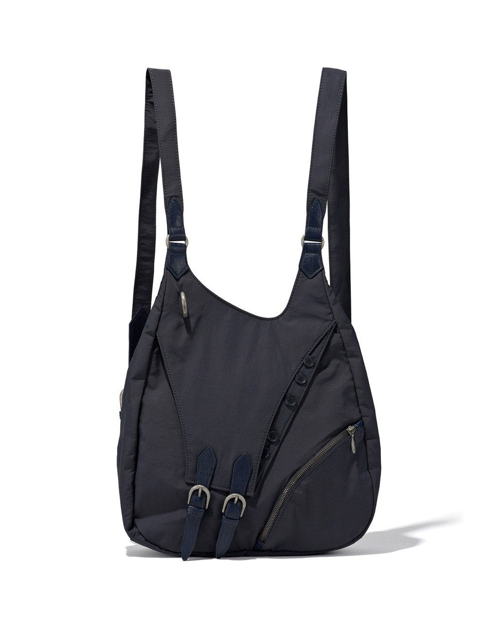 【mschf】BUCKLE STRAP NYLON RUCKSACK - 2 colors