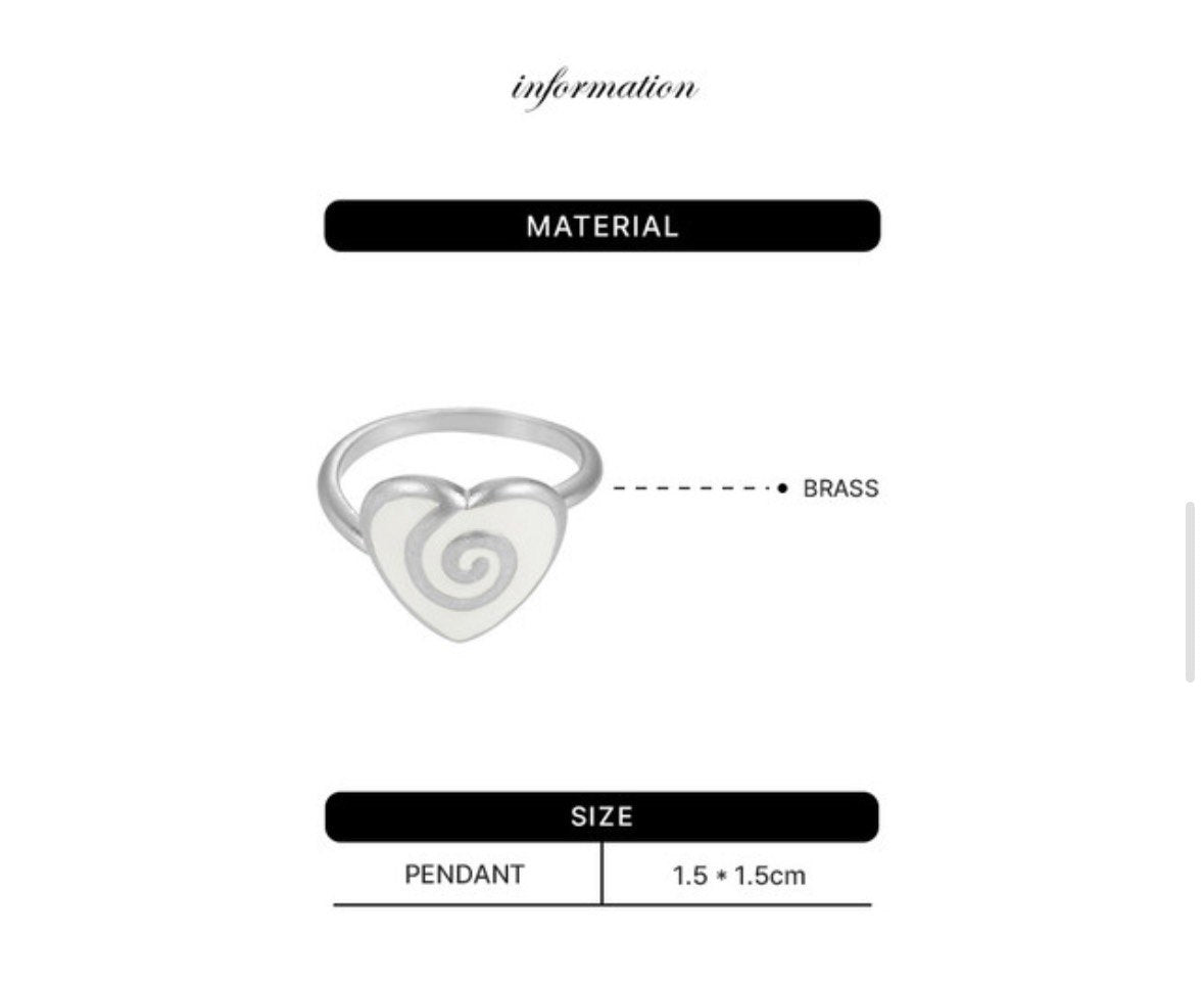 【NFF】heartmaze RING - 2 colors