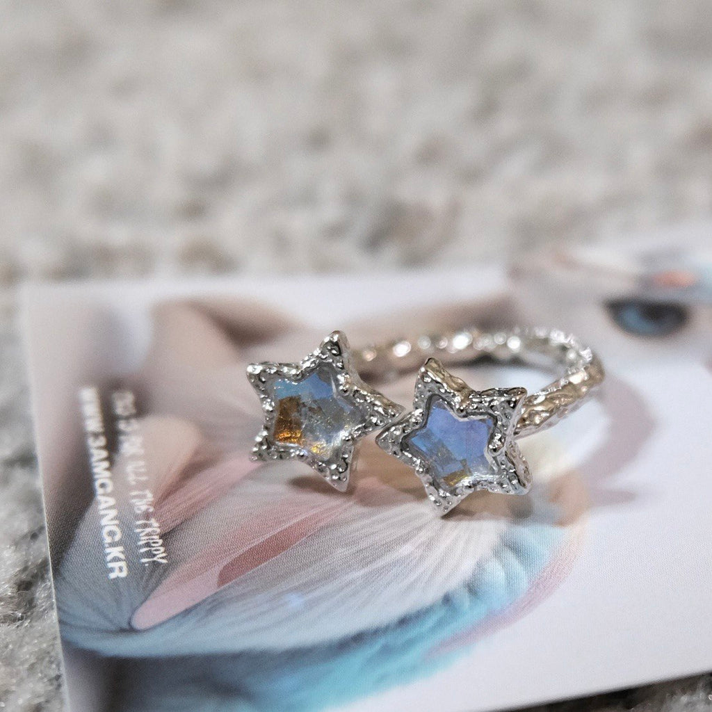 【3amgang】TWIN STAR RING