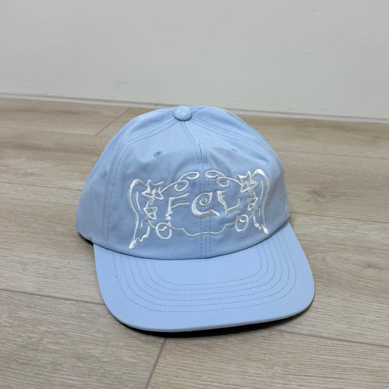 【Fancy Club】YOURS ANGEL CAP [White / Baby blue]
