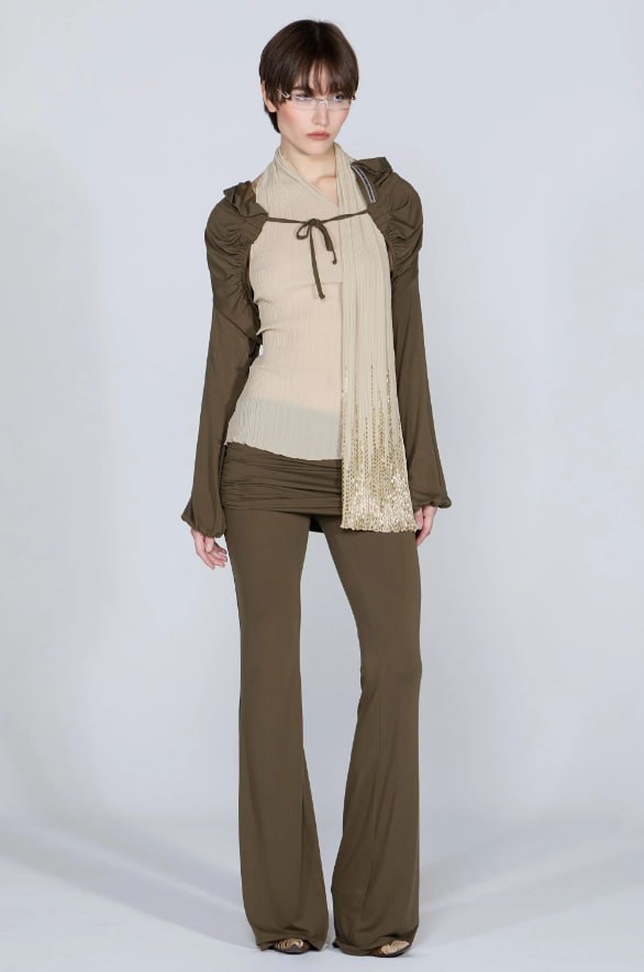 【SCULPTOR】Jersey Priest Hoodie Bolero - 4 colors