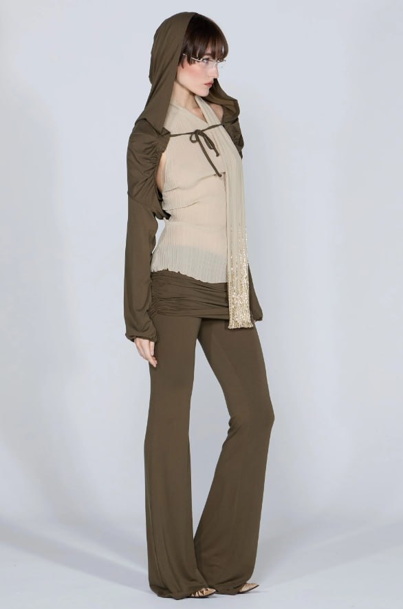 【SCULPTOR】Jersey Priest Hoodie Bolero - 4 colors