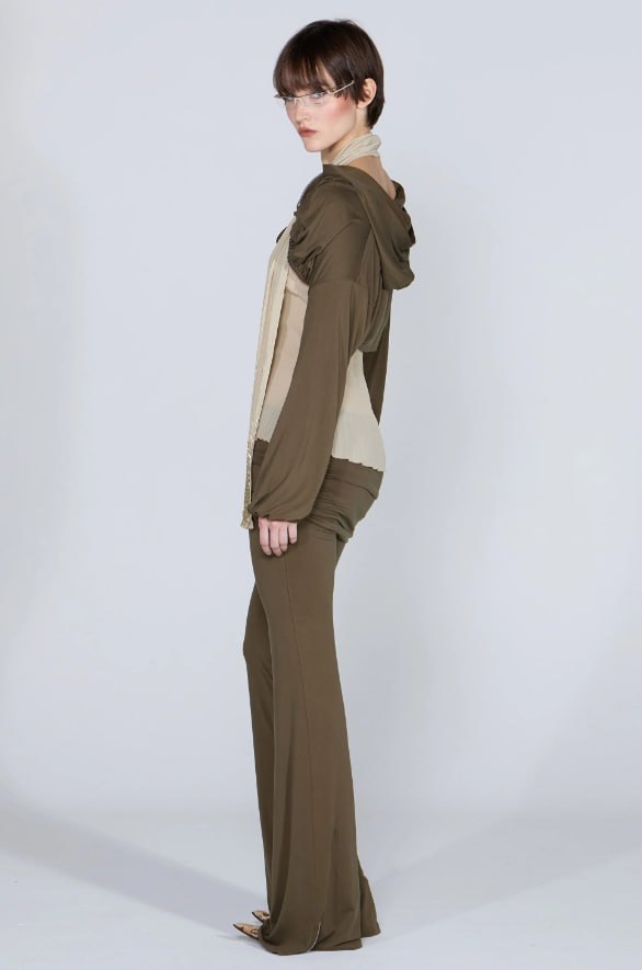 【SCULPTOR】Jersey Priest Hoodie Bolero - 4 colors