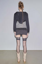 【SCULPTOR】Jersey Priest Hoodie Bolero - 4 colors