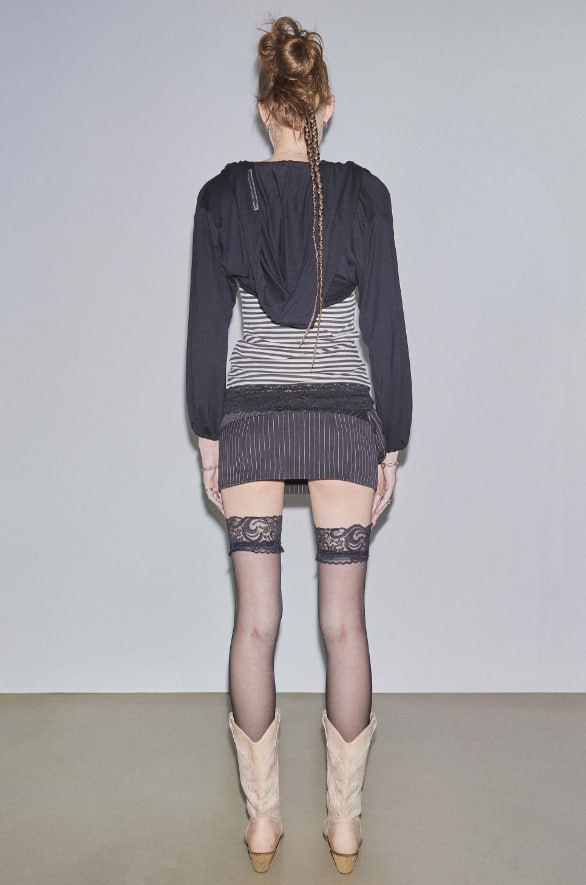 【SCULPTOR】Jersey Priest Hoodie Bolero - 4 colors