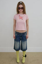 【SCULPTOR】Vine Half Denim Pants - 3 colors