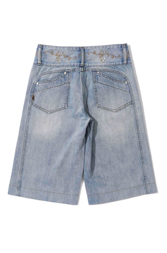 【SCULPTOR】Vine Half Denim Pants - 3 colors