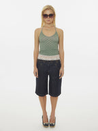 【SCULPTOR】Vine Half Denim Pants - 3 colors