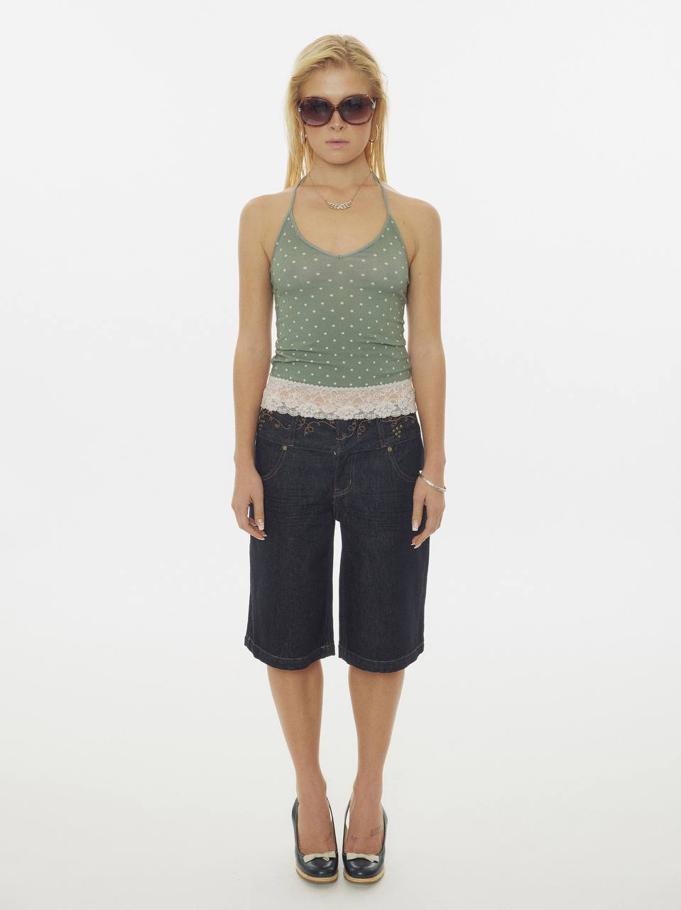 【SCULPTOR】Vine Half Denim Pants - 3 colors