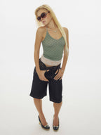 【SCULPTOR】Vine Half Denim Pants - 3 colors