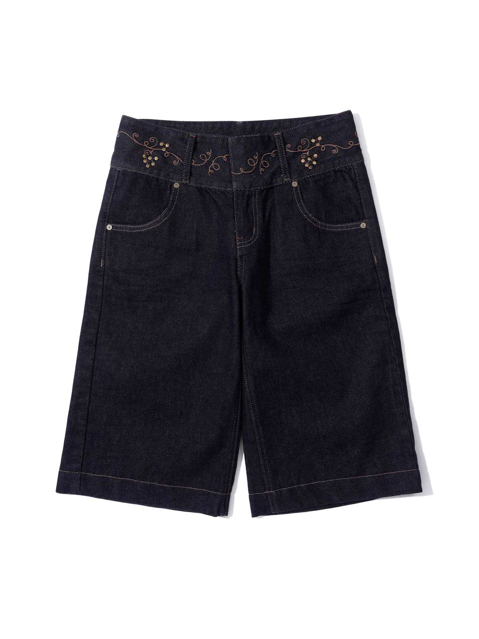 【SCULPTOR】Vine Half Denim Pants - 3 colors