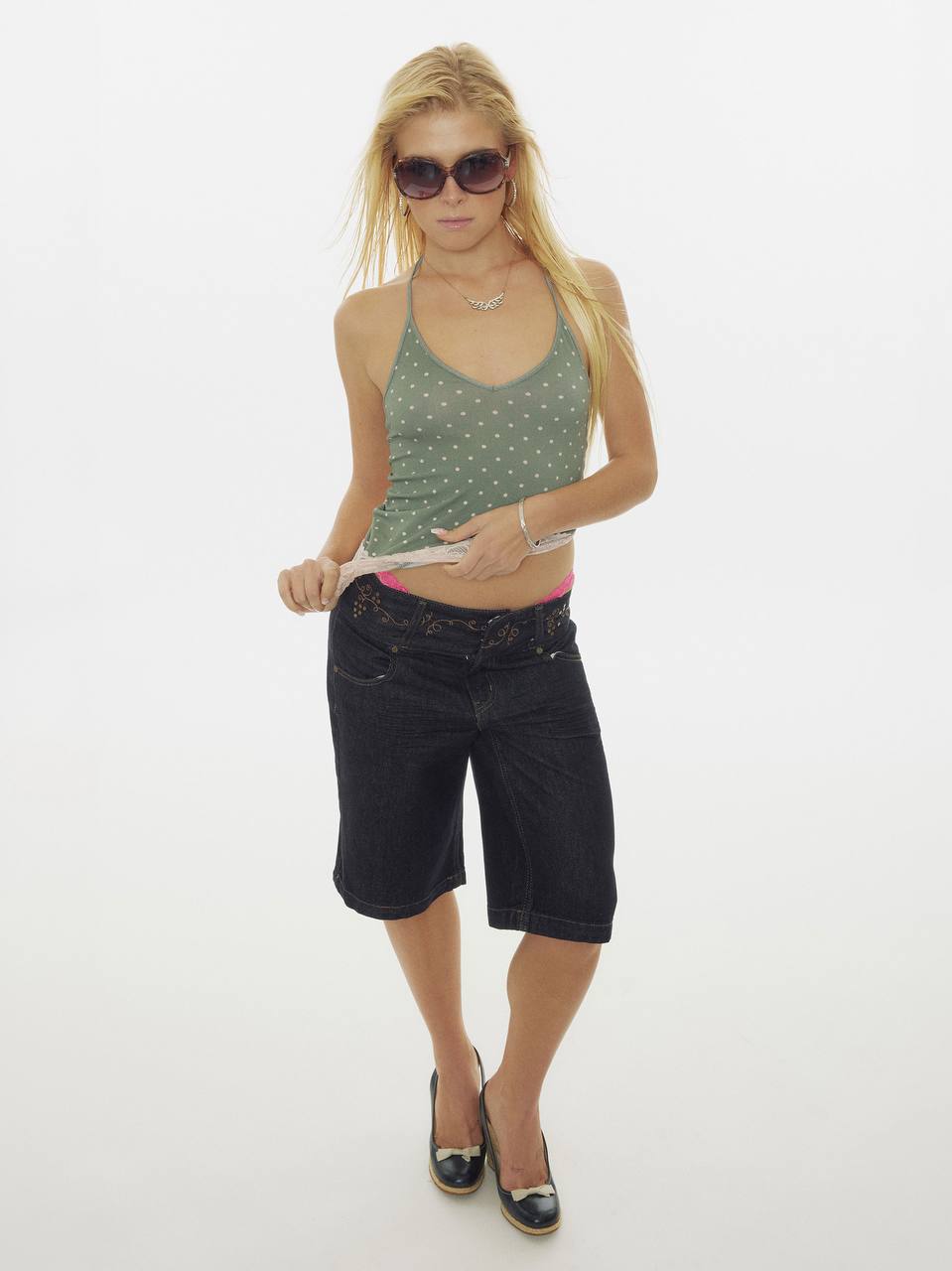 【SCULPTOR】Vine Half Denim Pants - 3 colors