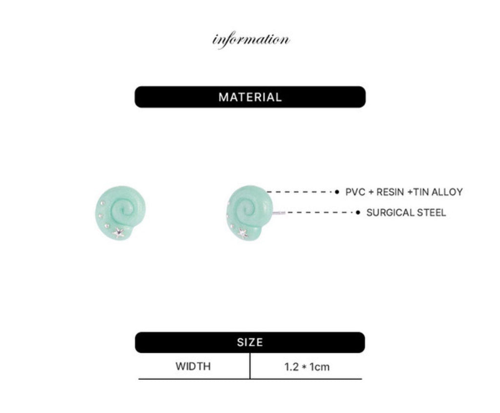 【NFF】eddy earrings - 2 colors