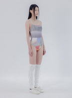 【seasaltsea】COLLAGE RIB SWIM SUIT