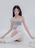 【seasaltsea】COLLAGE RIB SWIM SUIT
