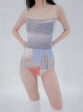 【seasaltsea】COLLAGE RIB SWIM SUIT