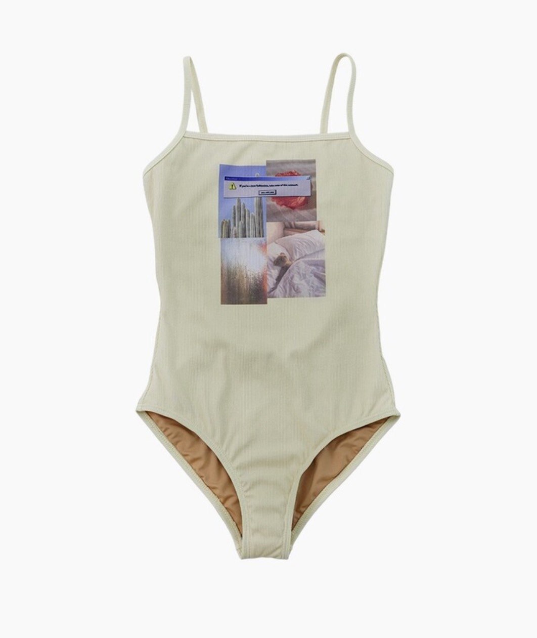 【seasaltsea】ATTENTION RIB SWIM SUIT