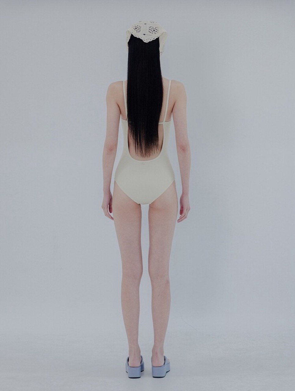 【seasaltsea】ATTENTION RIB SWIM SUIT