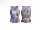 【seasaltsea】COLLAGE RIB TAHK TOP